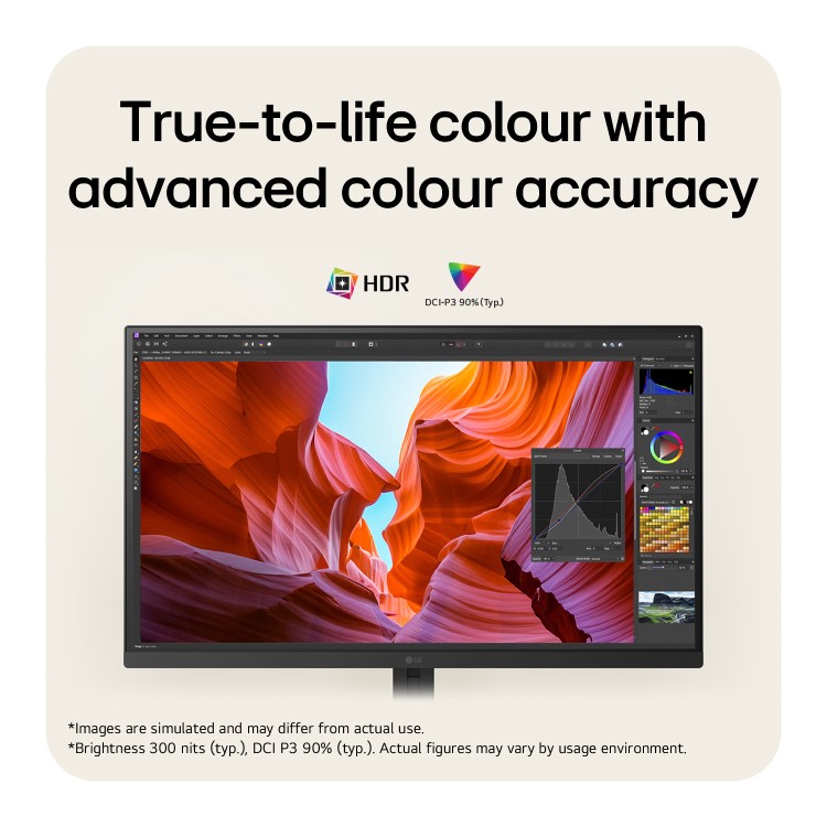 LG UltraFine 27" IPS 4K UHD Height-Adjustable Monitor