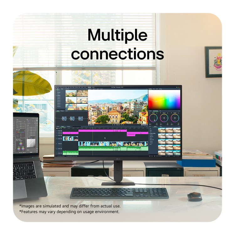 LG UltraFine 27" IPS 4K UHD Height-Adjustable Monitor