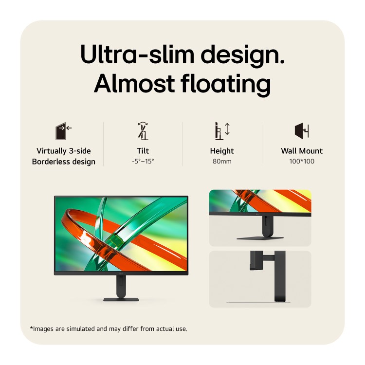 LG UltraFine 27" IPS 4K UHD Height-Adjustable Monitor