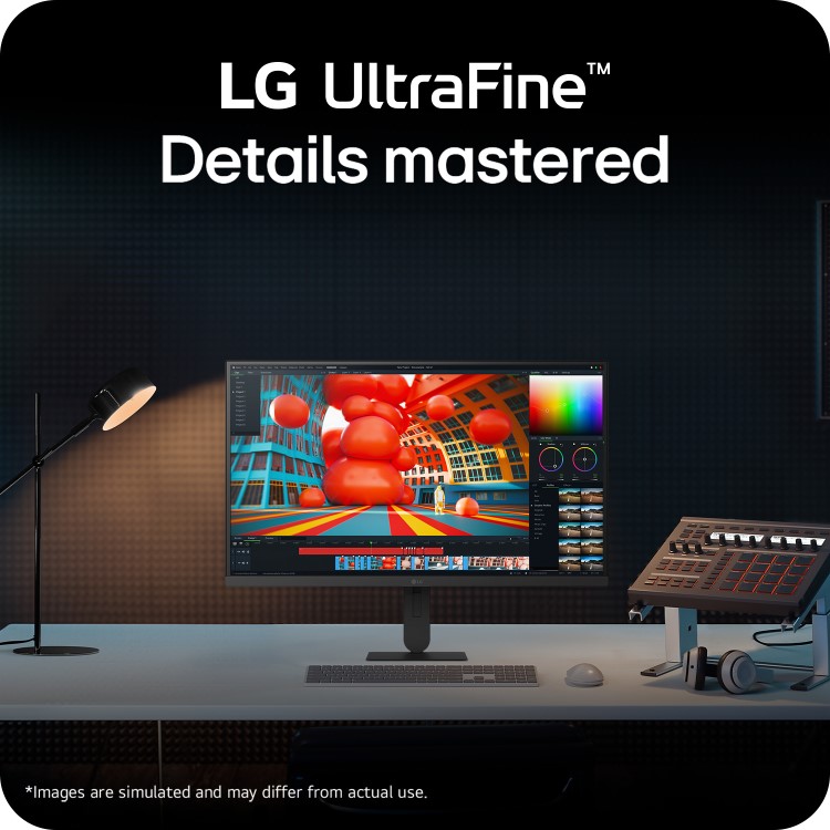 LG UltraFine 27" IPS 4K UHD USB-C Height-Adjustable Monitor