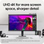 LG UltraFine 27" IPS 4K UHD USB-C Height-Adjustable Monitor