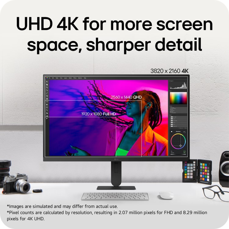 LG UltraFine 27" IPS 4K UHD USB-C Height-Adjustable Monitor