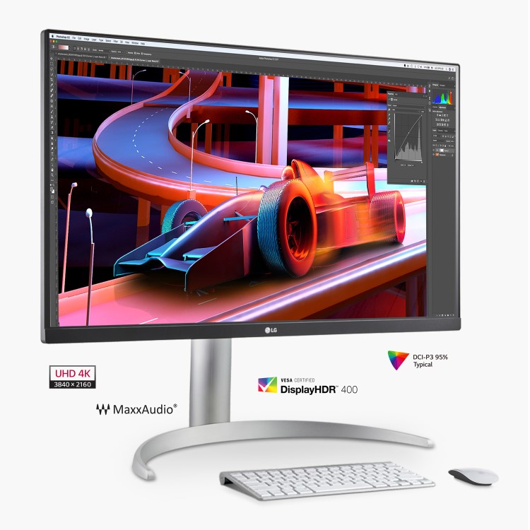 LG 27UP85NP-W 27" 4K IPS Monitor