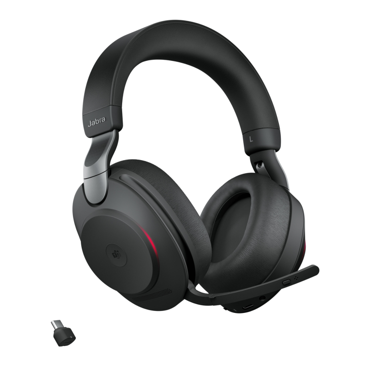 Jabra Evolve2 85 MS Stereo Stand Black