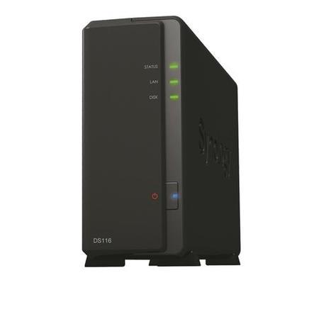 Synology DS116 2TB 1 x 2TB WD RED HDD NAS