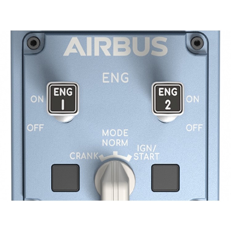 Thrustmaster Civil Aviation TCA Quadrant Airbus edition - Throttle - wired - for PC