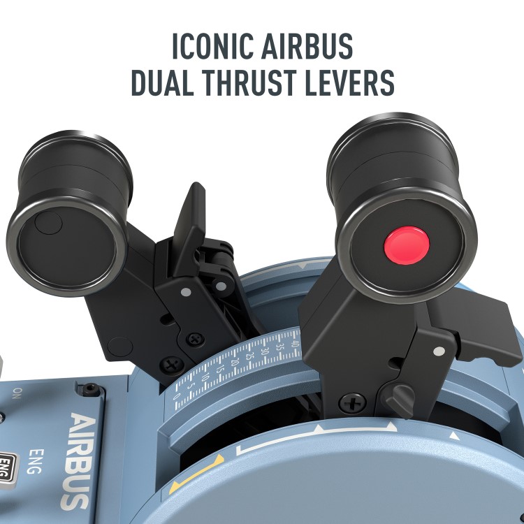 Thrustmaster Civil Aviation TCA Quadrant Airbus edition - Throttle - wired - for PC