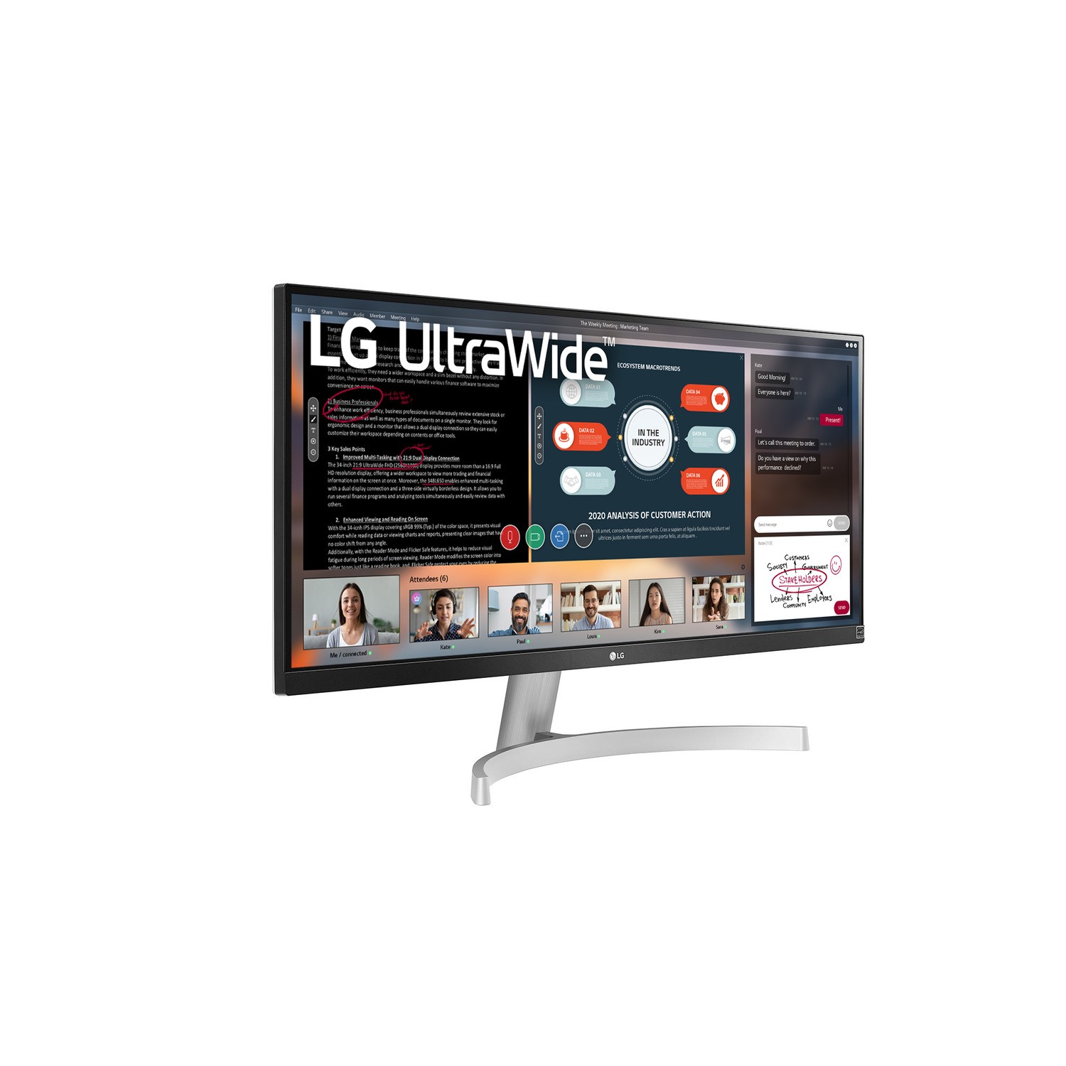 Lg 29wn600 W 29 Ips Full Hd Ultrawide Monitor Laptops Direct