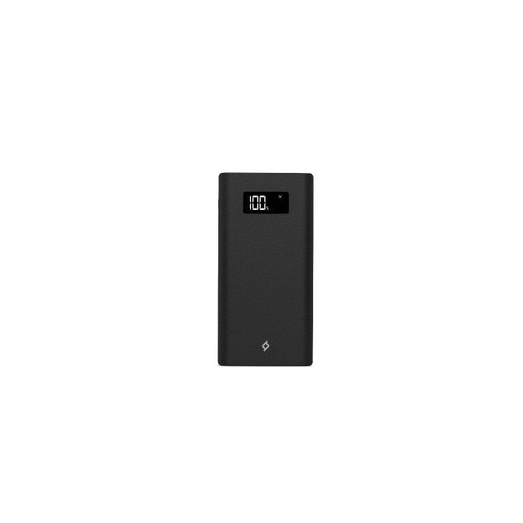 ttec AlumiSlim 10000mAh Powerbank w/LCD Display - Black