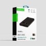 ttec AlumiSlim 10000mAh Powerbank w/LCD Display - Black