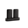 ttec PowerStones Trio Powerbank Set - 2 x 5000mAh - Black w/Charging Dock