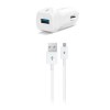 ttec SpeedCharger QC 3.0 In-Car Charger 18W+ Micro USB Cable