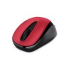 Microsoft Wireless Mobile Mouse 3000v2 - Red/Black