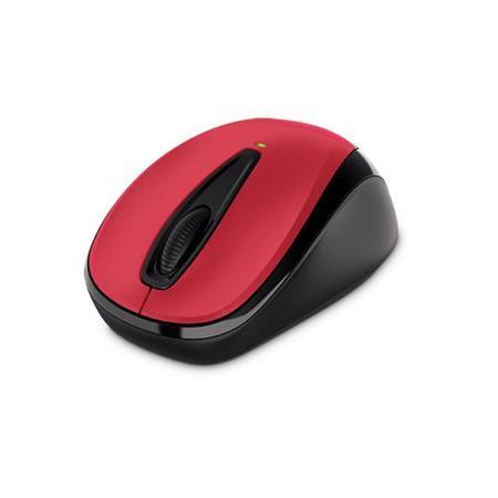 Microsoft Wireless Mobile Mouse 3000v2 - Red/Black