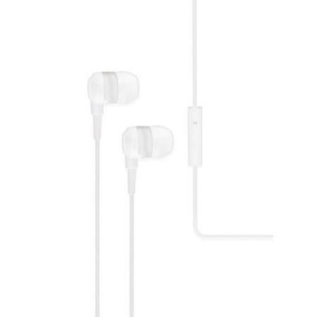 TTEC J10 In-Ear Headphones W/Microphone - White