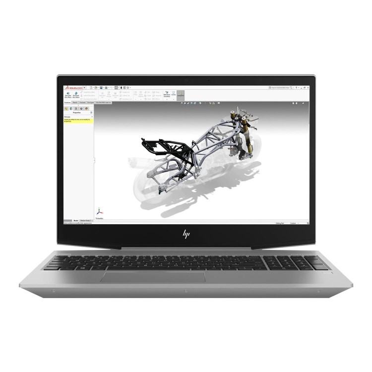 HP ZBook 15V G5 Core i7-8750H 16GB 256GB SSD + 16GB Optane 15.6 Inch Quadro P600 Windows 10 Pro Mobi
