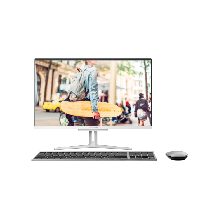 Medion Akoya E23403 Core i5-1035G1 8GB 1TB HDD + 256GB SSD 23.8 Inch Windows 10 All-in-One PC 