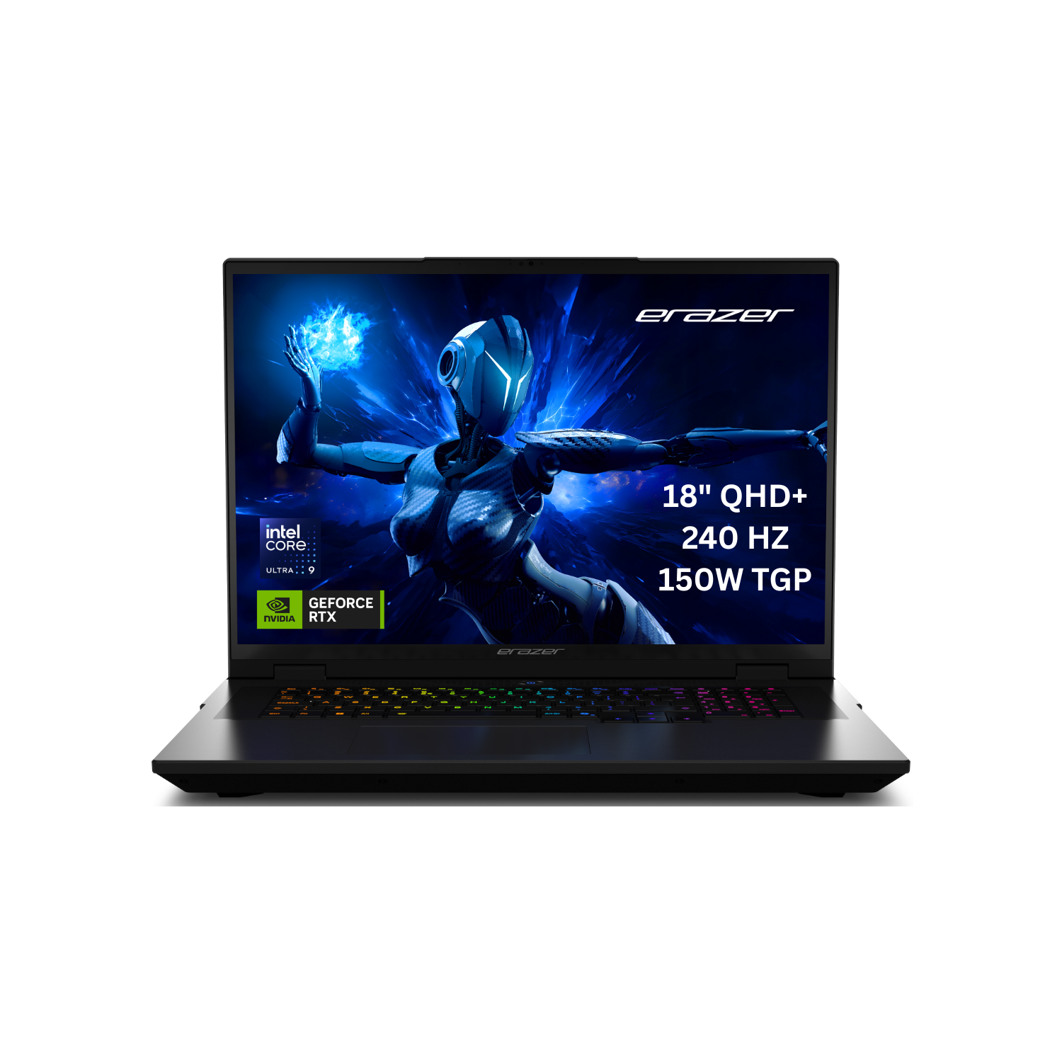 ERAZER Beast 18 Intel Core Ultra 9 RAM 2TB SSD RTX 5080 240Hz 18 Inch Windows 11 Gaming Laptop