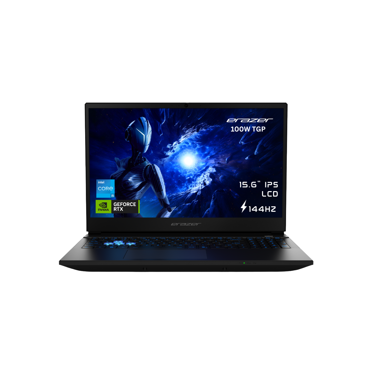 ERAZER Scout 15 Intel Core i5 RAM 1TB SSD RTX 5050 144Hz 15.6 Inch Windows 11 Gaming Laptop