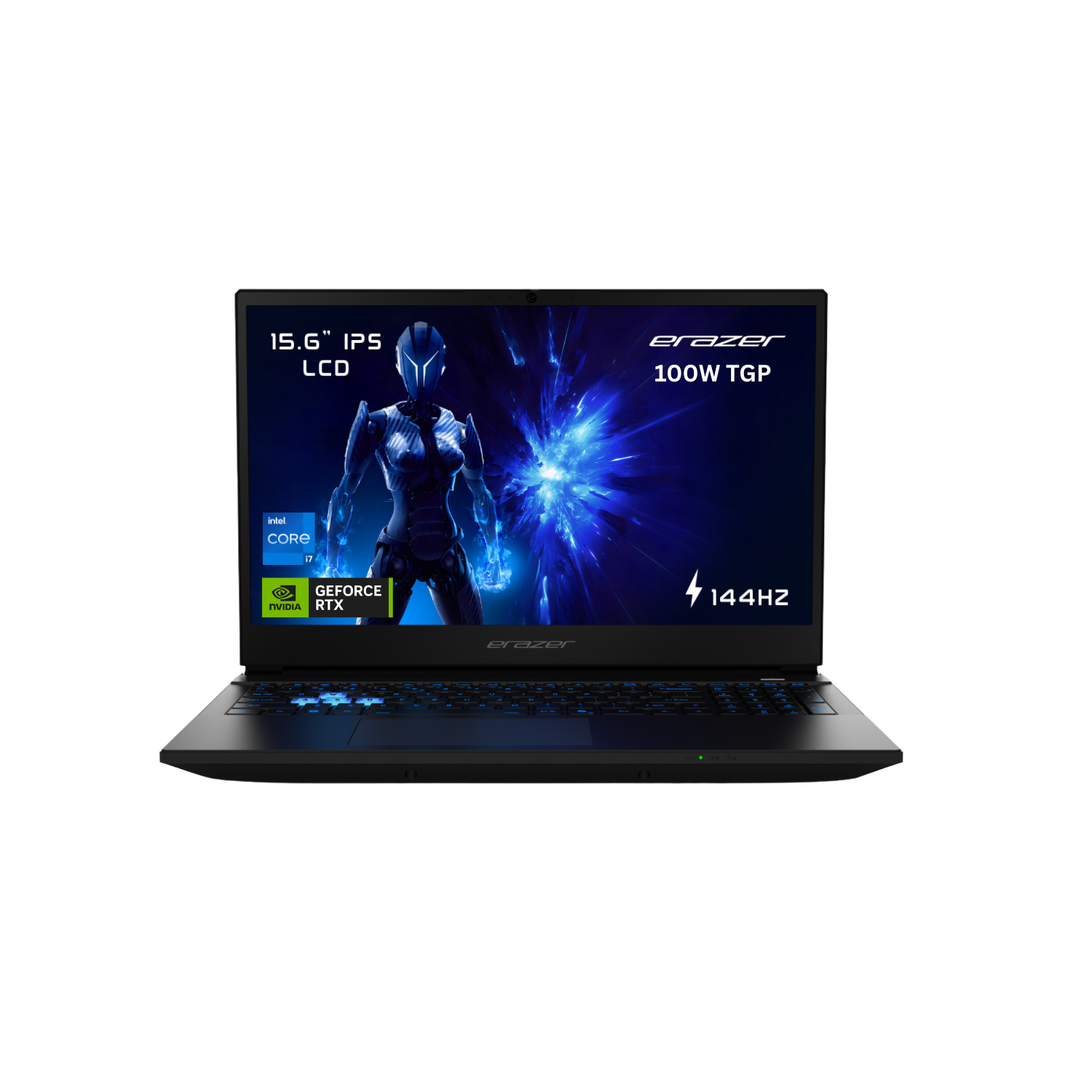 ERAZER Deputy 15 P1 Intel Core i7 RAM 1TB SSD RTX 5060 144Hz 15.6 Inch Windows 11 Gaming Laptop