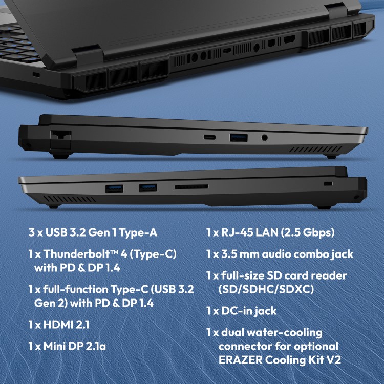 Medion ERAZER Beast 16 X1 Intel Core Ultra 9 64GB RAM 2TB SSD RTX 5090 300Hz 16 Inch Windows 11 Gaming Laptop