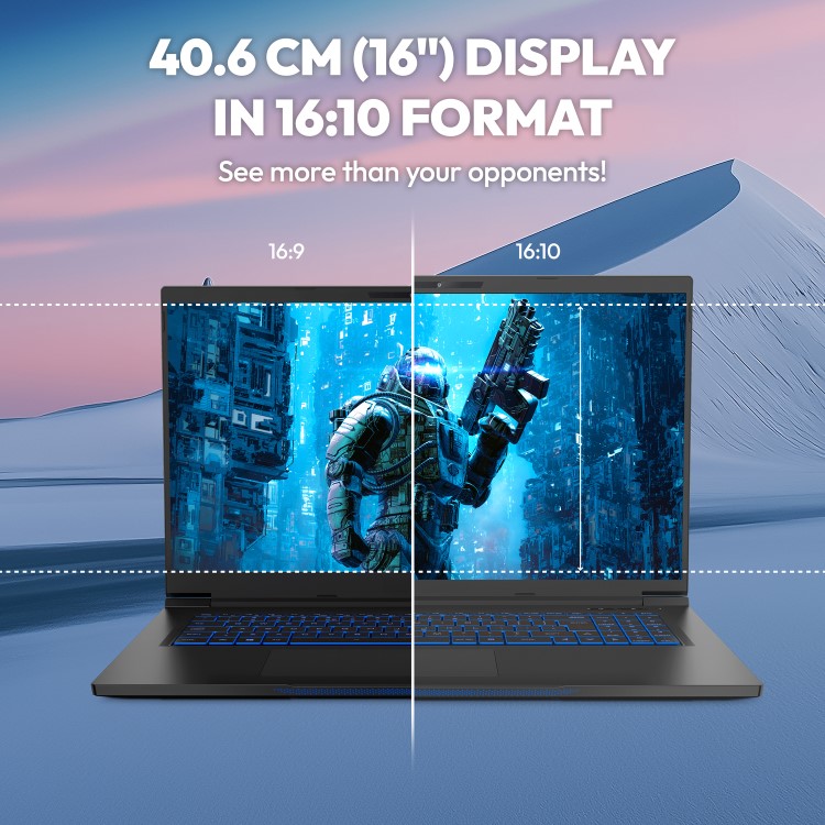 Medion Erazer Beast 16 X1 AMD Ryzen 9 32GB RAM 1TB SSD GeForce RTX 5090 300Hz 16 Inch Windows 11 Gaming Laptop