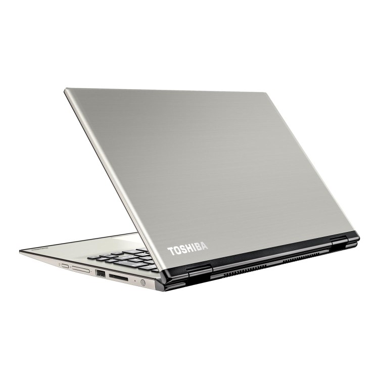Refurbished Toshiba Satellite Radius P20W-C-106 12.5" 4K Intel Core i7-6500U 8GB 256GB 2in1 Windows 10  Laptop in Brushed Metal 