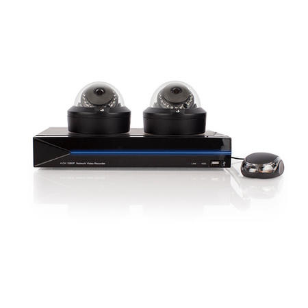 ALTEQ 16 Channel Network Video Recorder with 2 x 2MP Dome cameras & 1TB Hard Drive