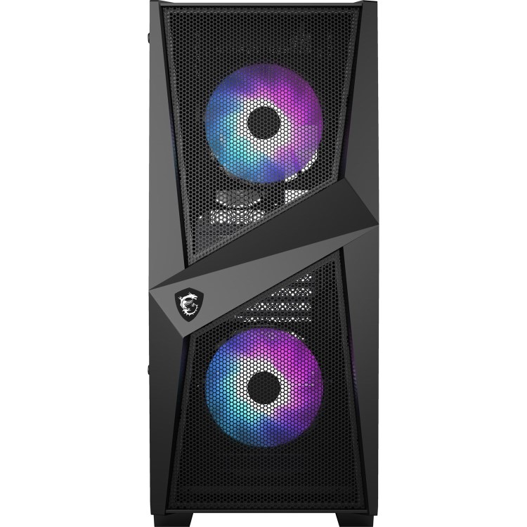 MSI MAG FORGE 100R ARGB Mid Tower Gaming PC Case Black