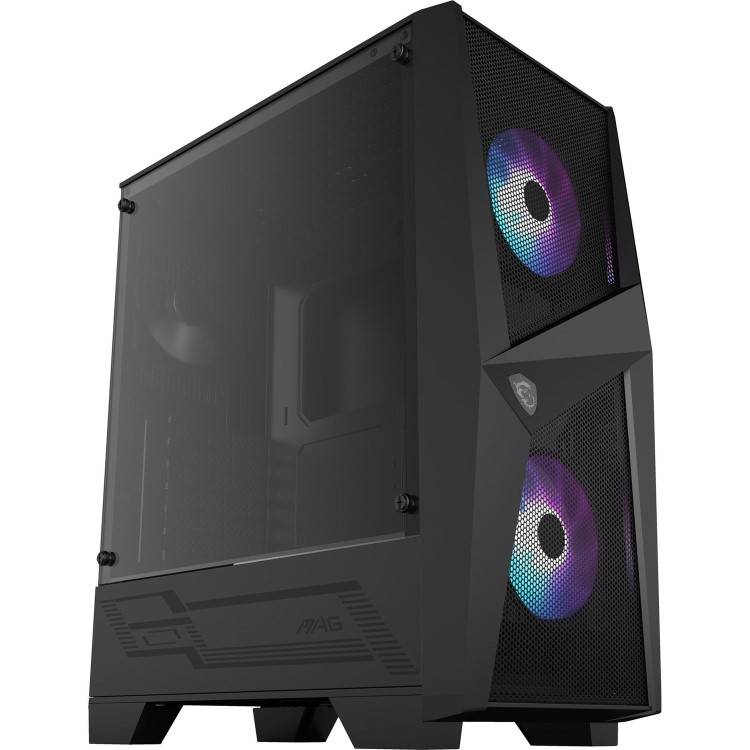 MSI MAG FORGE 100R ARGB Mid Tower Gaming PC Case Black
