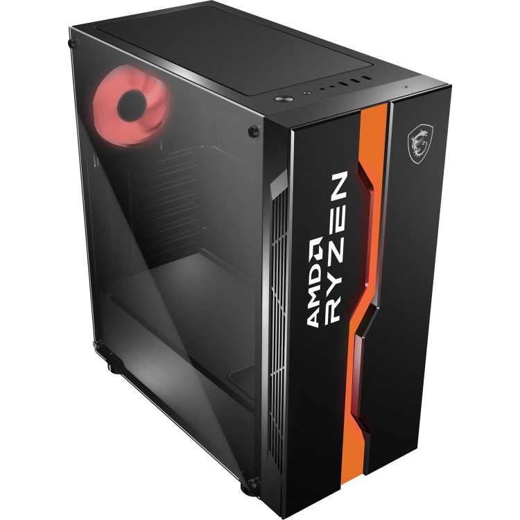MSI MAG Vampiric 011C Mid Tower PC Case - AMD Ryzen Edition