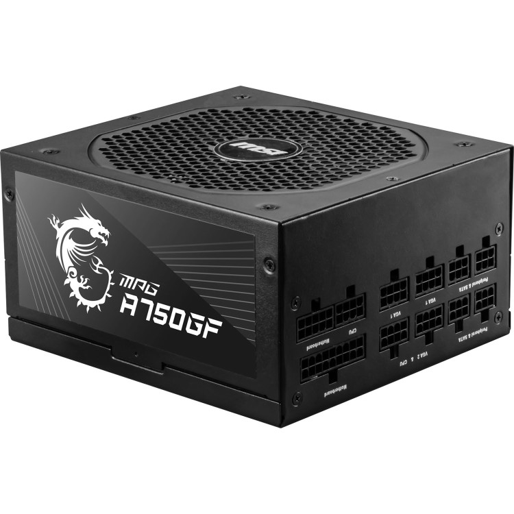 MSI MPG A750GF 750W 80 Plus Gold Fully Modular Power Supply