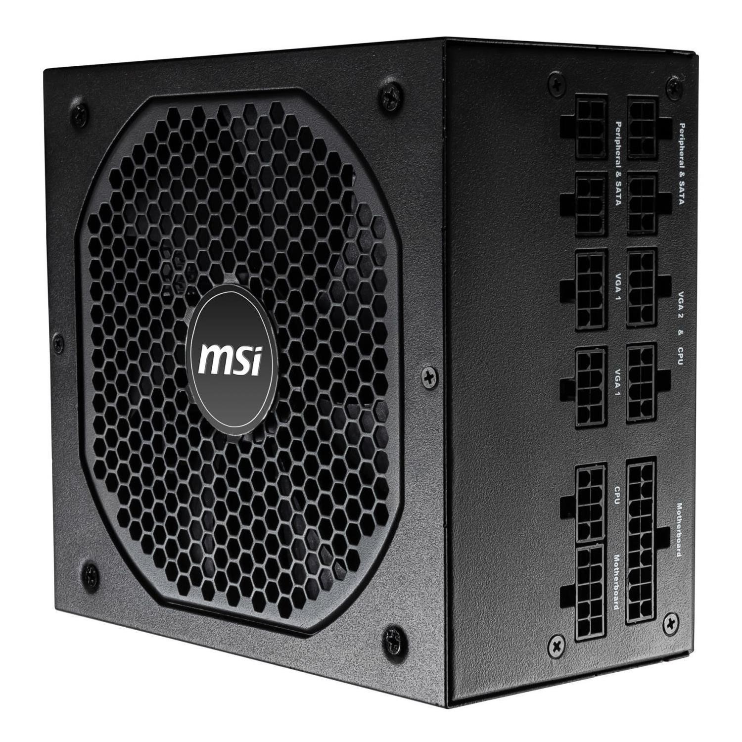 MSI MPG A850GF 850W 80 Plus Gold Full Modular PSU - MPG A850GF