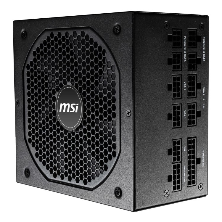 MSI MPG A850GF 850W 80 Plus Gold Fully Modular Power Supply 