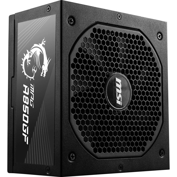 MSI MPG A850GF 850W 80 Plus Gold Fully Modular Power Supply 
