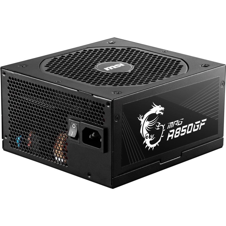 MSI MPG A850GF 850W 80 Plus Gold Fully Modular Power Supply 