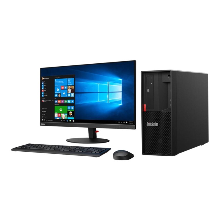 Lenovo ThinkStation P330 Tower Gen 2 Intel Xeon E-2244G 8GB 256GB SSD Windows 10 Pro Workstation PC