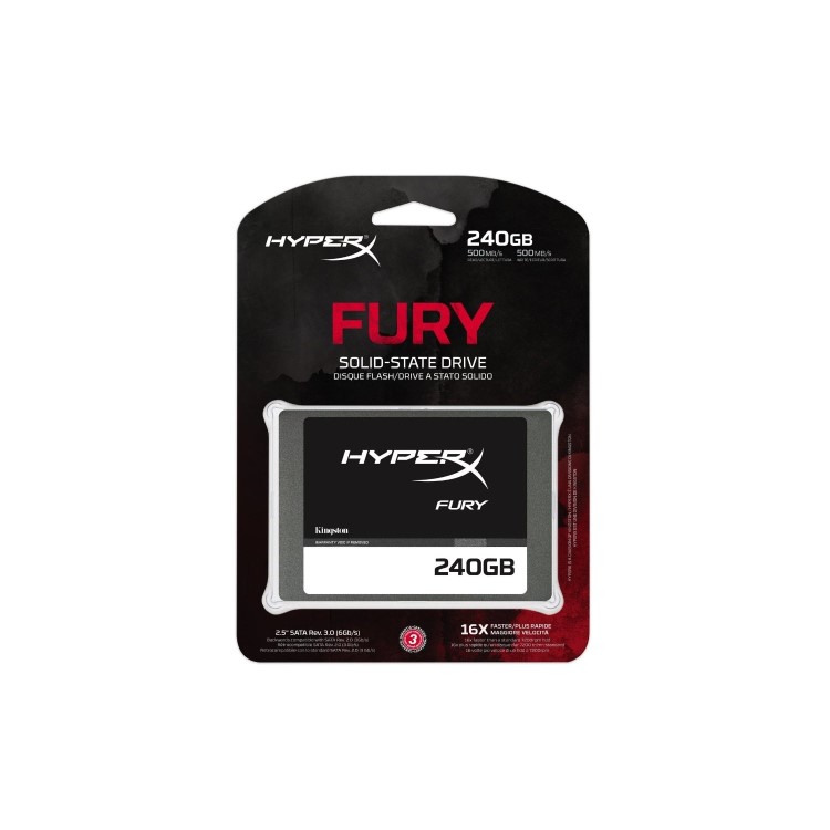 HyperX Fury 240GB 2.5" Internal SSD
