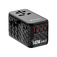 Verbatim UTA-10 GaN III 140W Universal Travel Adapter