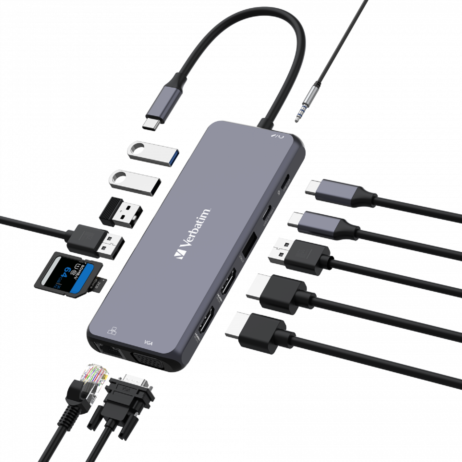 CMH 14 USB C Pro 14 Port Multiport Hub