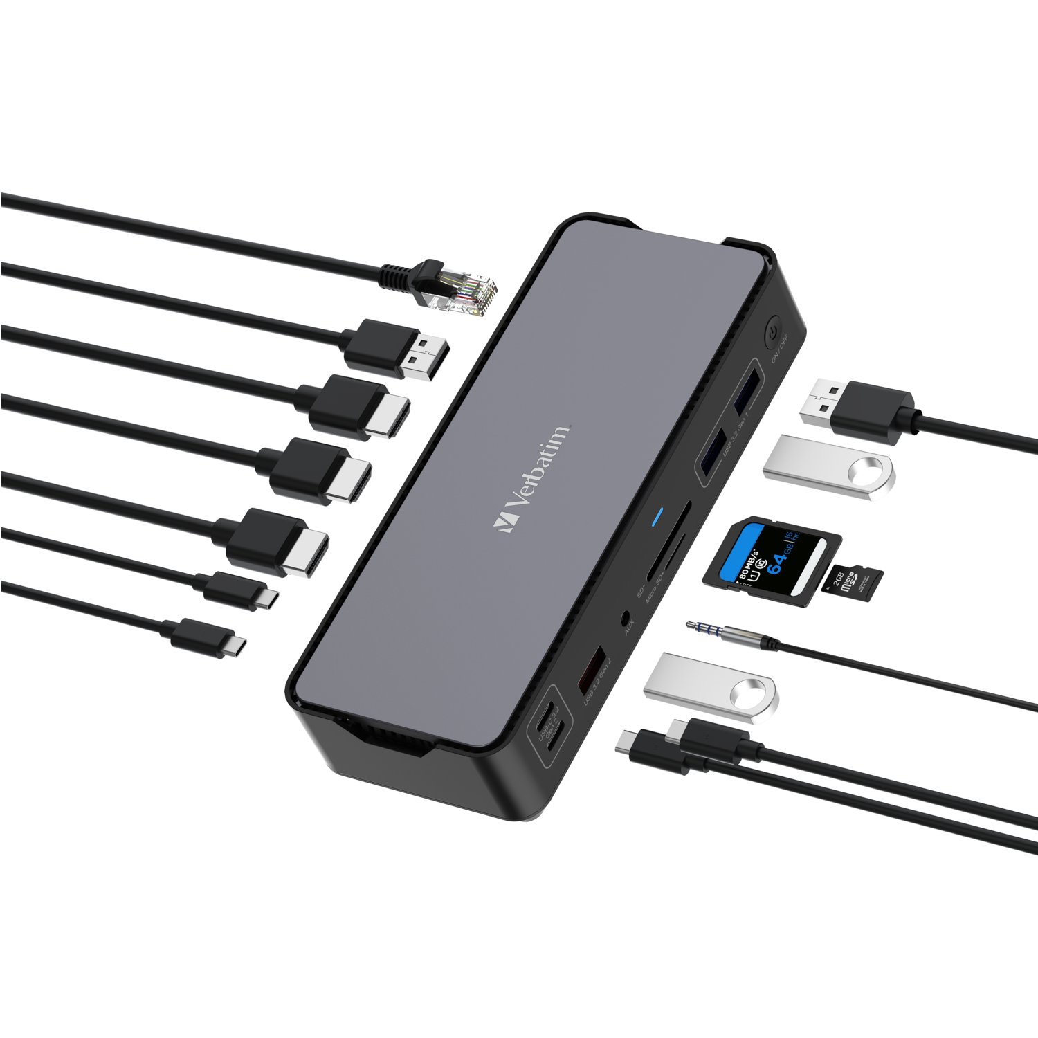 CDS 15 USB C Pro 15 Port Docking Station