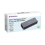 Verbatim CDS-15SSD USB-C Pro 15 Port with 256GB SSD Included Docking Station 