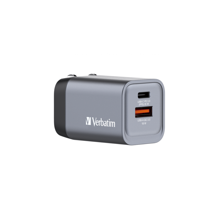 Verbatim GNC-35 35W GaN Charger 2 Port