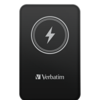 Verbatim Charge ´n´ Go 5000mAh Magnetic Wireless Power Bank Black
