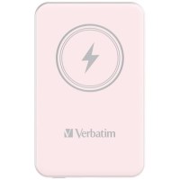 Verbatim Charge ´n´ Go 5000mAh Magnetic Wireless Power Bank Pink
