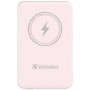 Verbatim Charge ´n´ Go 5000mAh Magnetic Wireless Power Bank Pink