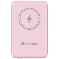 Verbatim Charge ´n´ Go 10000mAh Magnetic Wireless Power Bank Pink Verbatim Charge ´n´ Go 10000mAh Magnetic Wireless Power Bank Pink