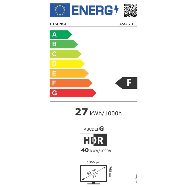 Hisense 32A4STUK 32 Inch Smart HD Ready LED TV – Smart TV with Built-In Wi-Fi & Freeview