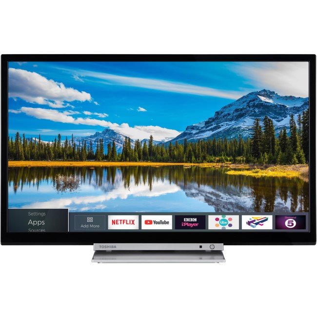 Refurbished Toshiba 32'' 720p HD Ready LED Freeview Play TV without Stand