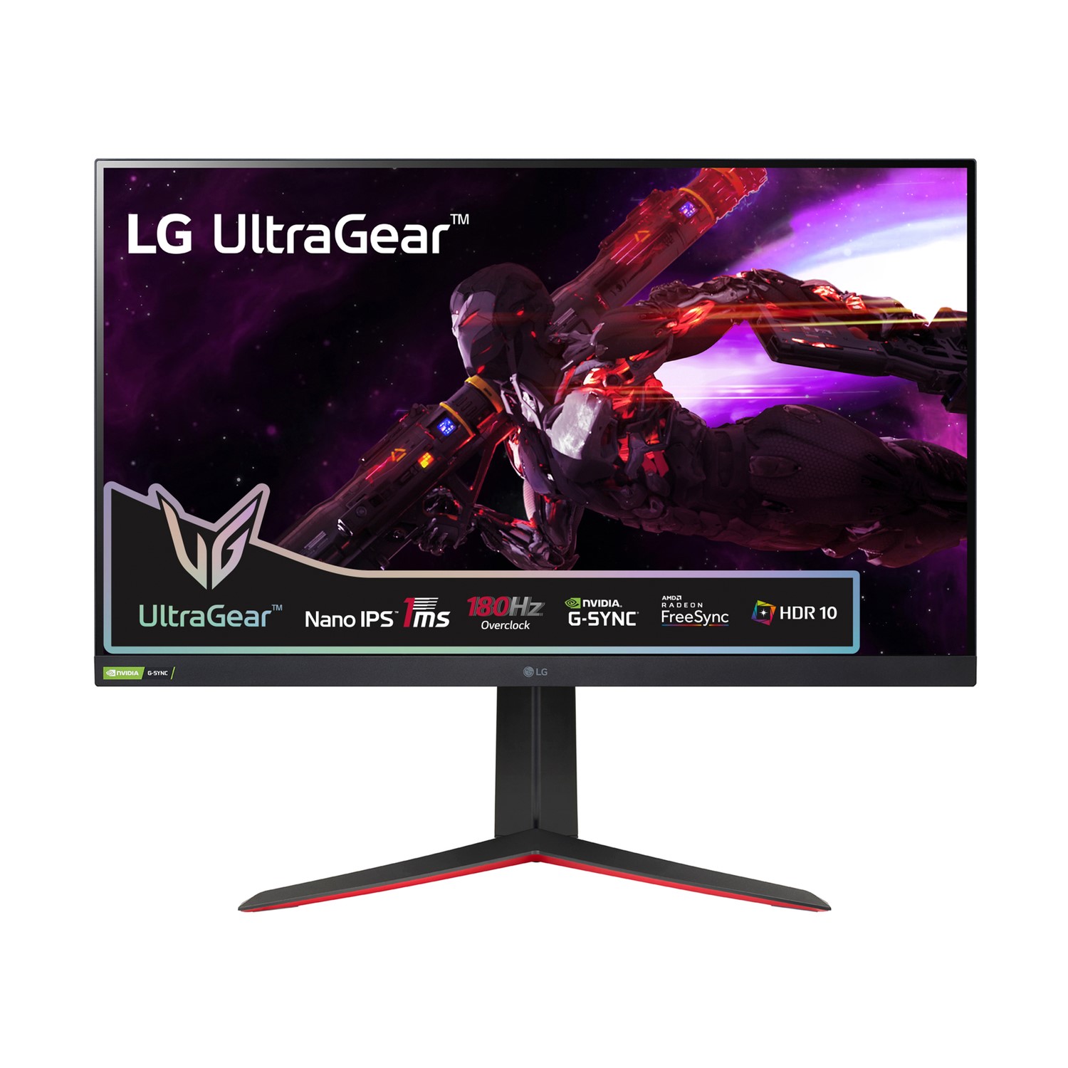 LG UltraGear 32GP850 Quad HD 32" Nano IPS LCD Gaming Monitor - Black, Black